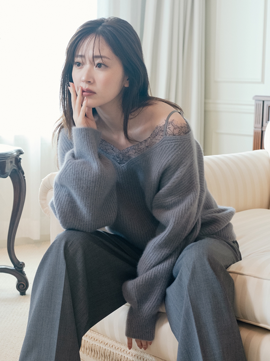 新作！レーストリムラクーンニット | FRAY I.D | ショップブログ