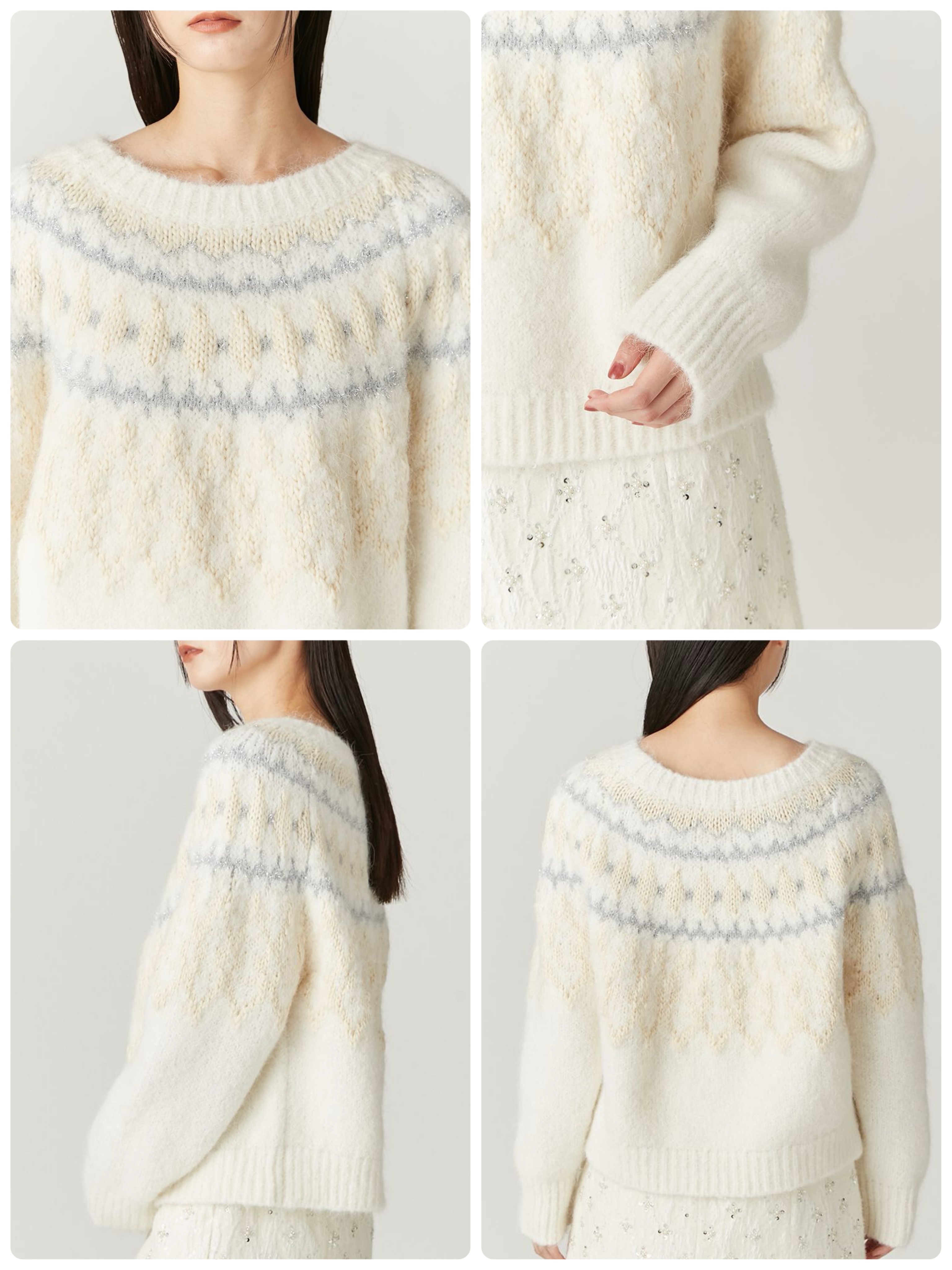 新作!アルパカシャギーフェアアイルプルオーバー | FRAY I.D