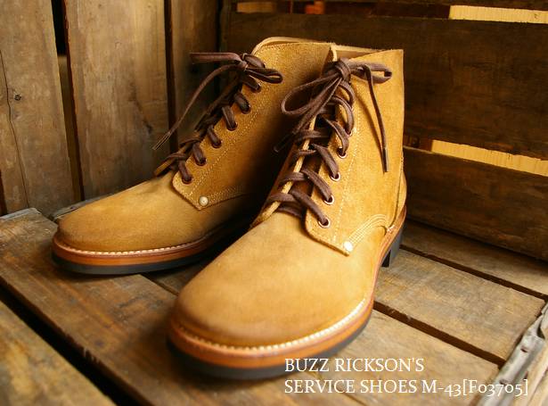 BUZZ RICKSON'S】M-43 SERVICE SHOES[F03705]!! | MUSHMANS BLOG
