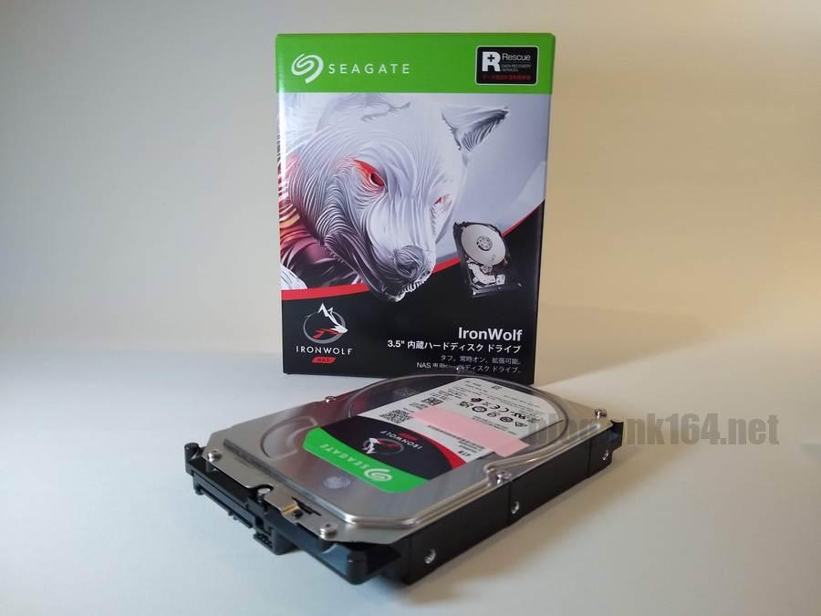 薄さ20.2mm NAS用 Seagate IronWolf 4TBのSMART情報と外観紹介。CMR