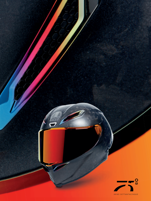 AGV創業75周年を記念した、プレミアムなヘルメットが発売されます。