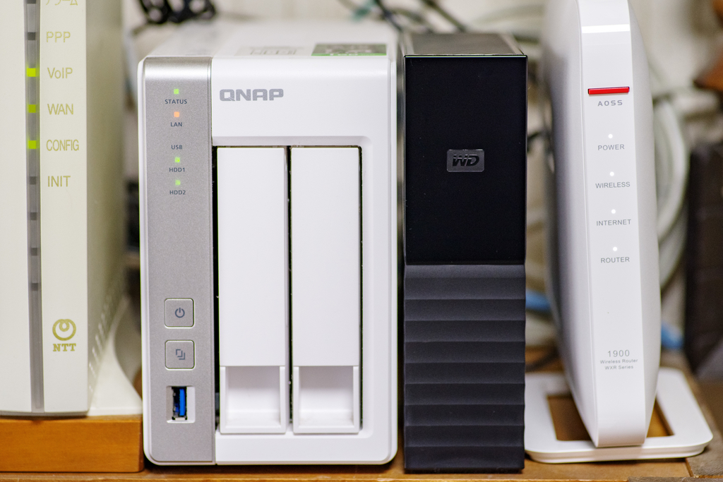 8TBももうすぐ満杯… QNAP TS-231+に外付けHDDを追加して空き容量を