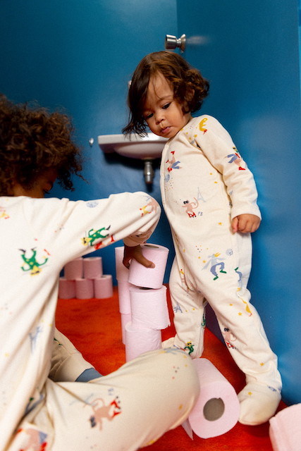 プチバトーの大人気 パジャマ からホリデーシリーズ登場♡お揃いを着て