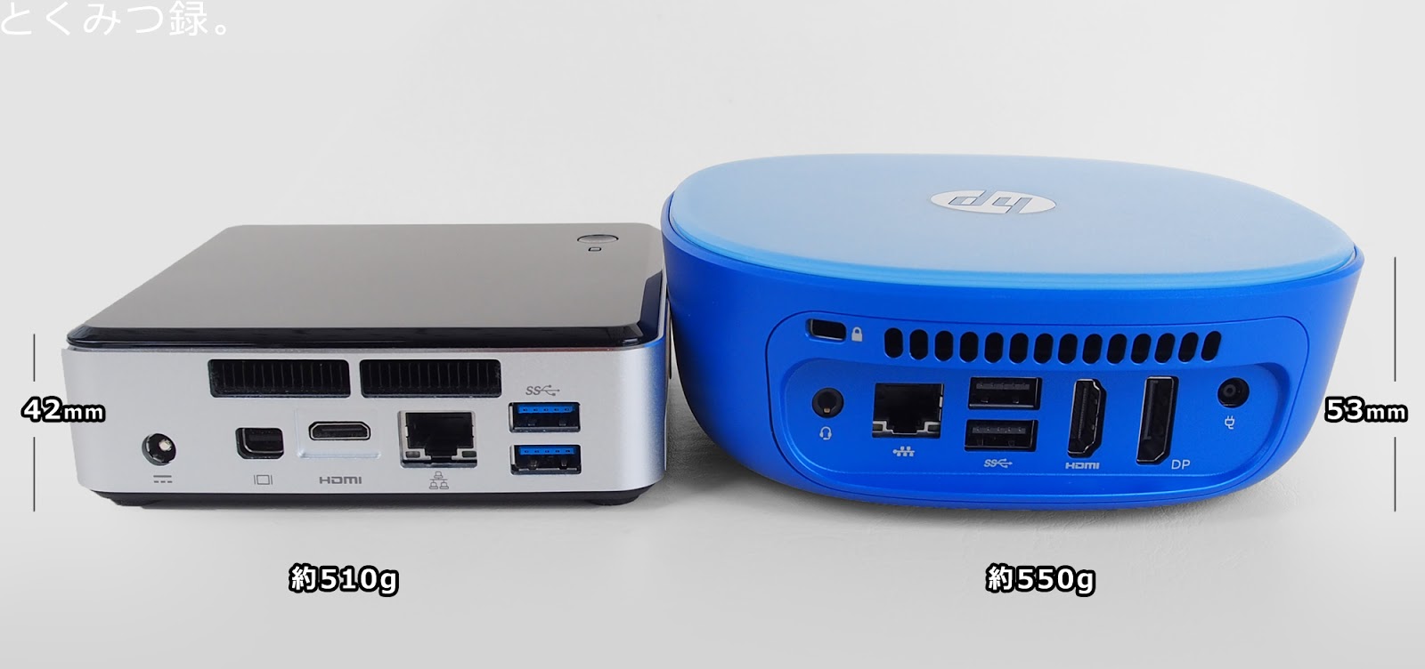 とくみつ録。: 手のひらサイズのデスクトップPC「HP Stream Mini 200