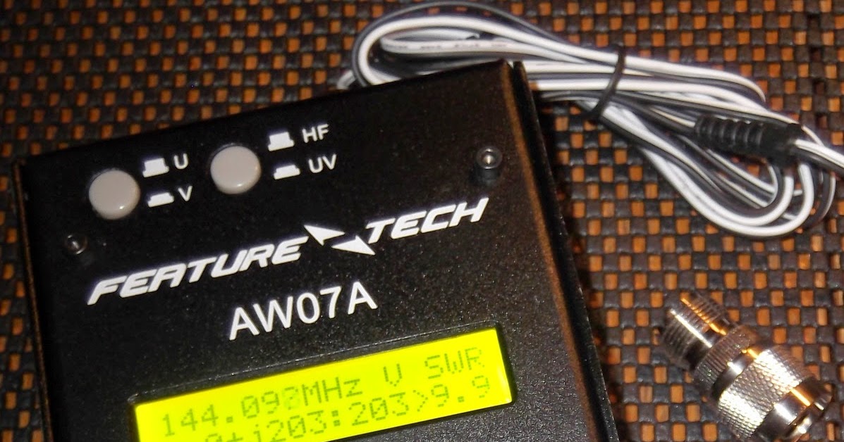 Radio Antics: Feature Tech AW07A Antenna Analyser - First impressions