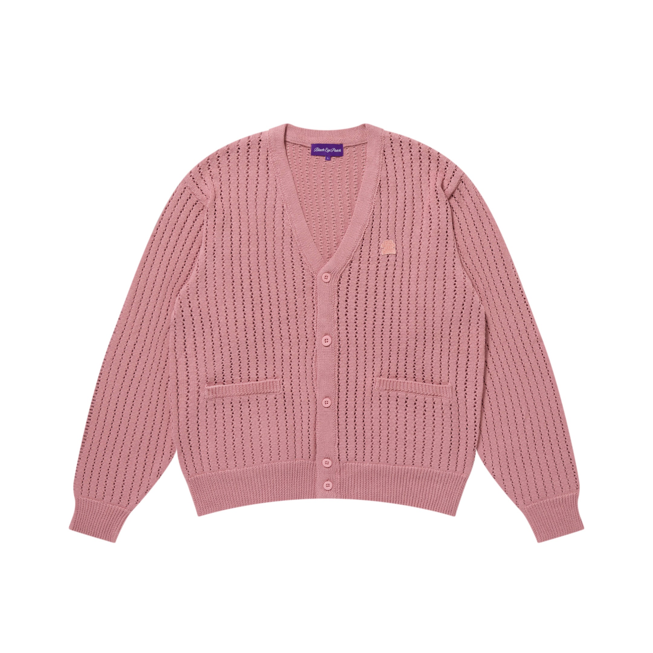 MONOTONE SMALL OG CARDIGAN PINK – BlackEyePatch