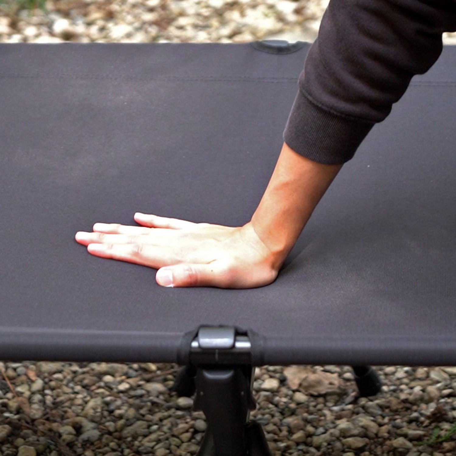BLACK CAMP COT ブラックキャンプ コット ベッド アウトドア 黒 超軽量