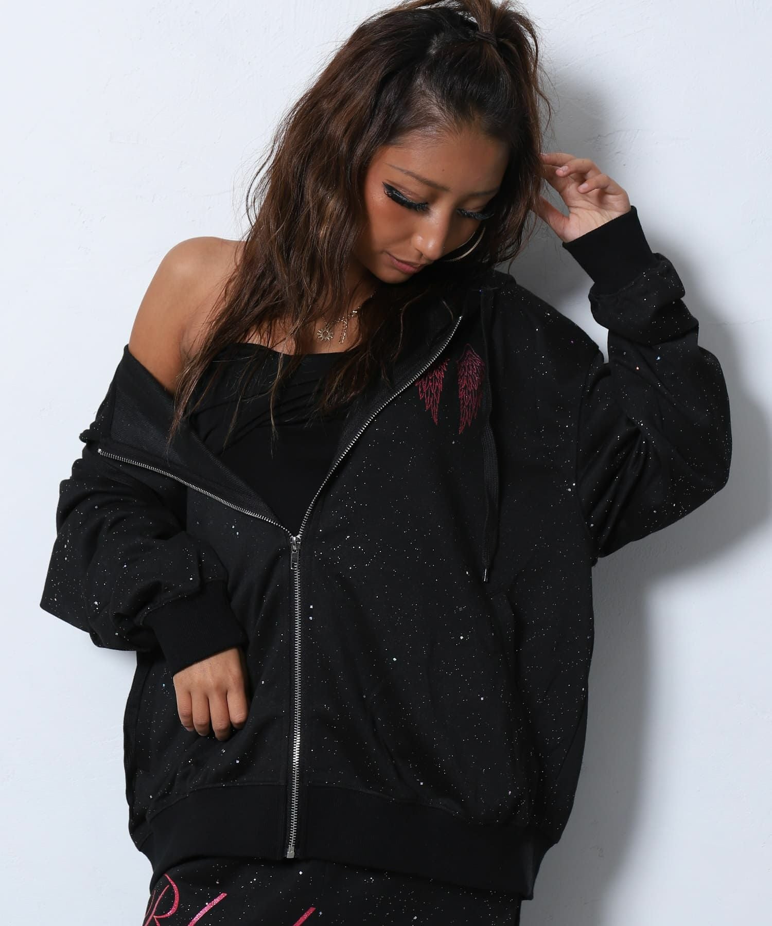 ラメプリントセットアップ | レディースギャルファッション通販