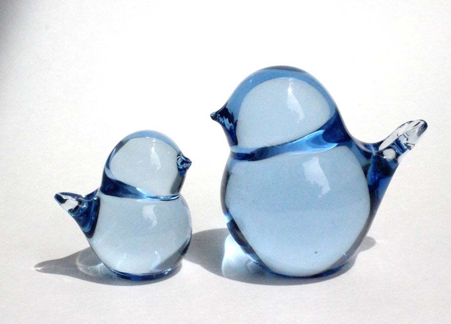 硝子作家 杉山利恵 Aji Glass 幸せの蒼いとりさん | kitahama blue stories