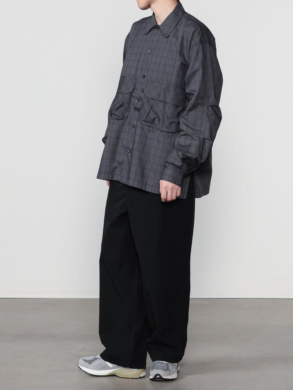 DAIWA PIER39 | TECH SPORTS OPEN COLLAR SHIRT L/S NOVA CHECK MEN