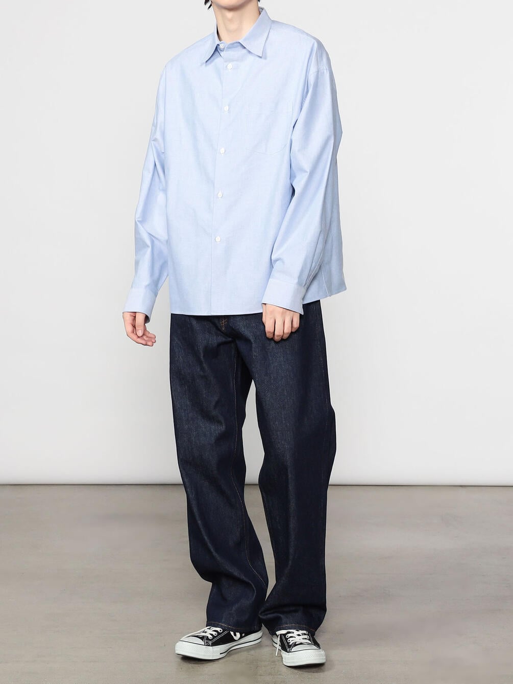 MORRIS & SONS | ピンオックス 長袖シャツ MEN