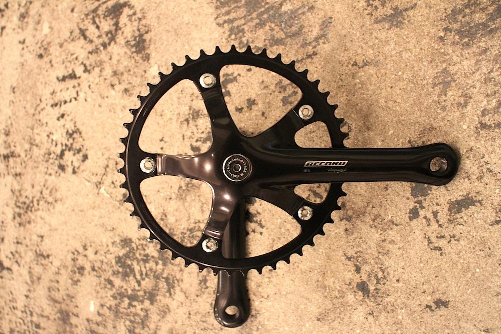 CAMPAGNOLO RECORD PISTA BLACK Crank Set | ブローチャーズ