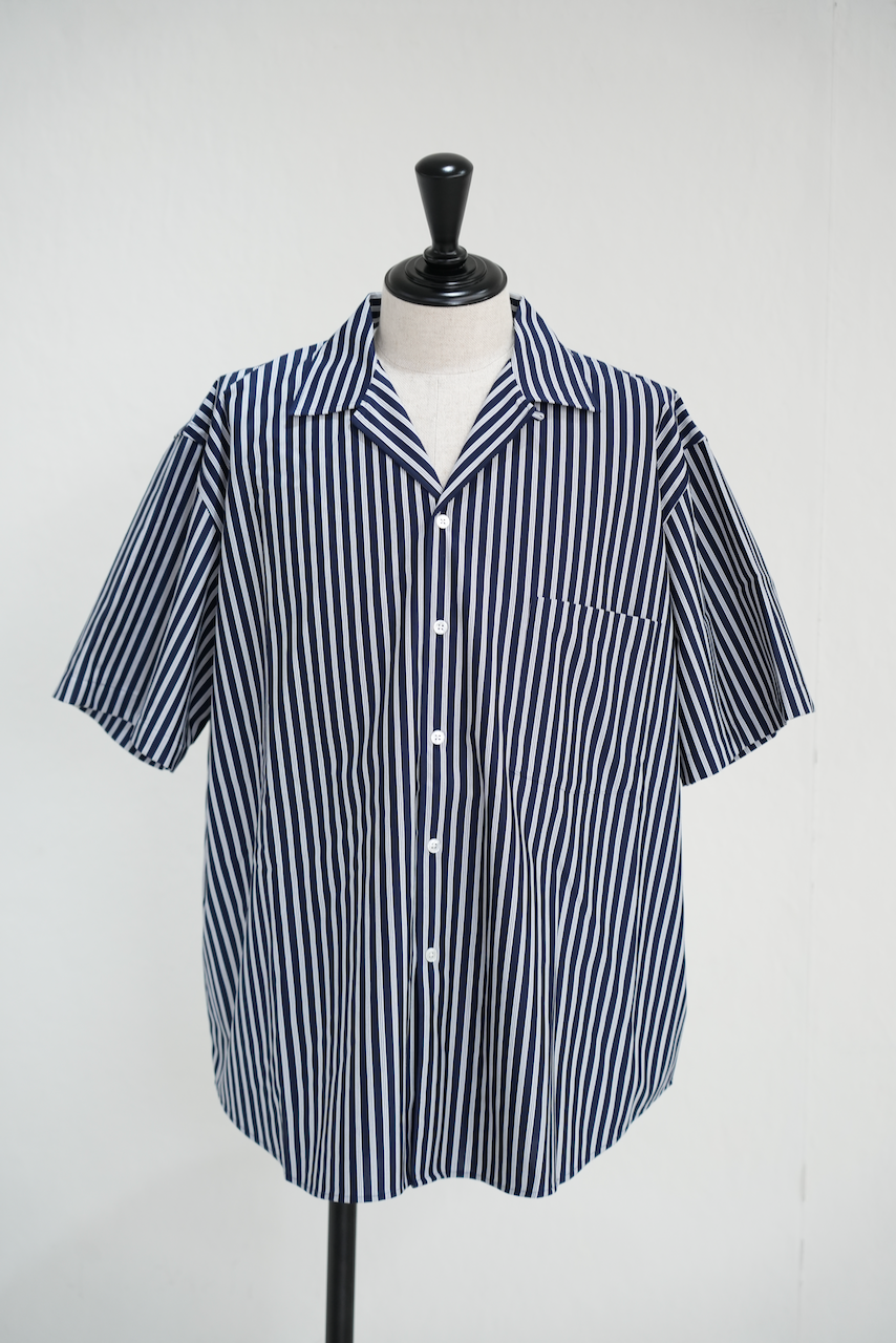 KANEMASA PHIL. 「46G Atmosphere Stripe Open Collar SS Shirt」