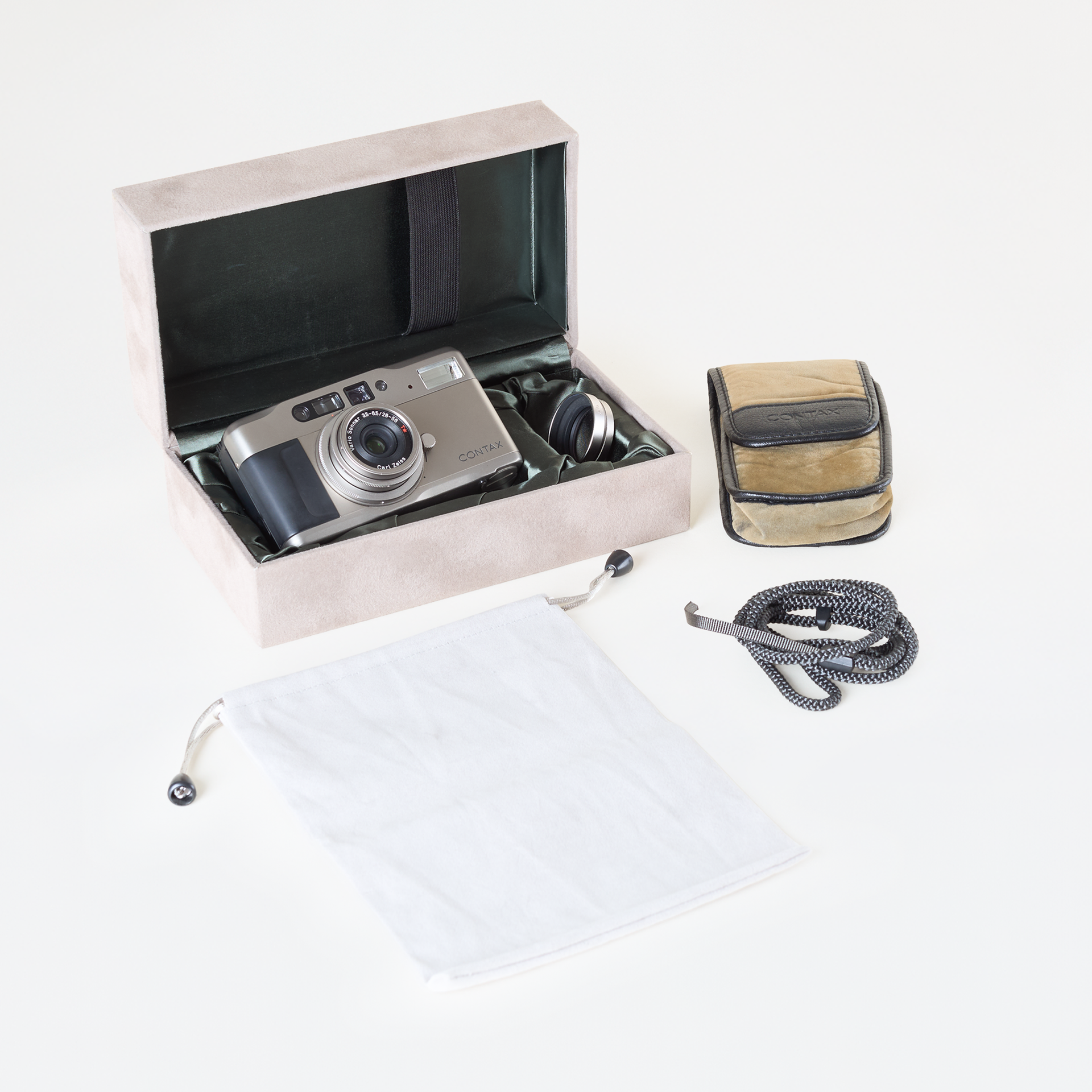 Contax TVS Mint In Box With Case, Strap, Manual – Brooklyn Film Camera