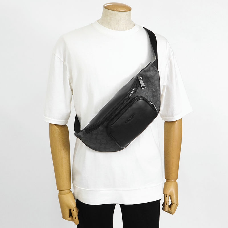 Brandol / COACH コーチ ボディバッグ シグネチャー レーサー ベルト