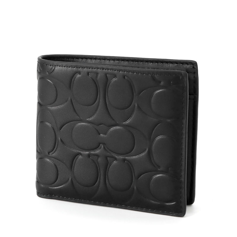 Brandol / COACH コーチ 二つ折り財布 シグネチャー レザー コイン