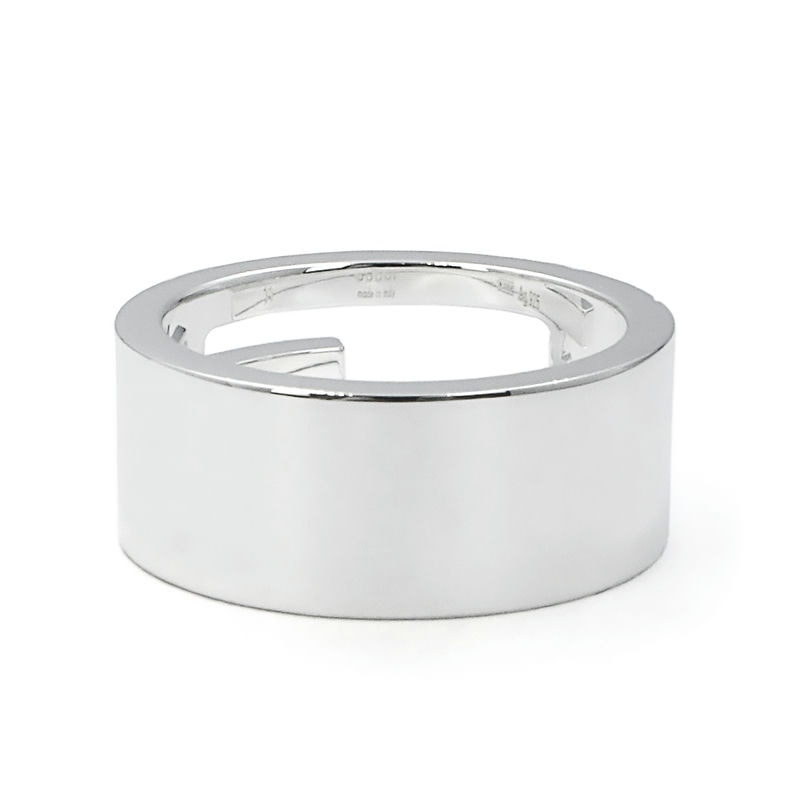 Brandol / GUCCI グッチ リング ブランデッド Gリング シルバー 15号