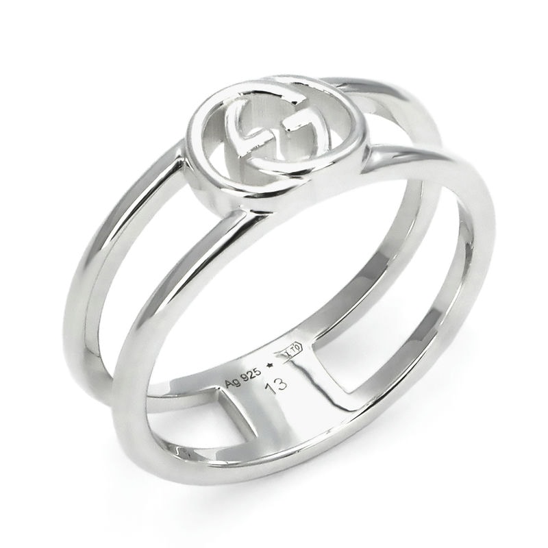 Brandol / GUCCI グッチ リング インターロッキングG シンオープン