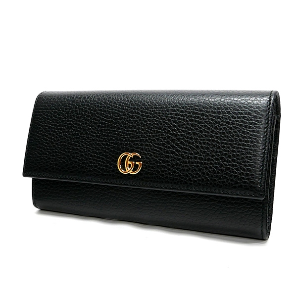 Brandol / GUCCI グッチ 長財布 プチ マーモント レザー