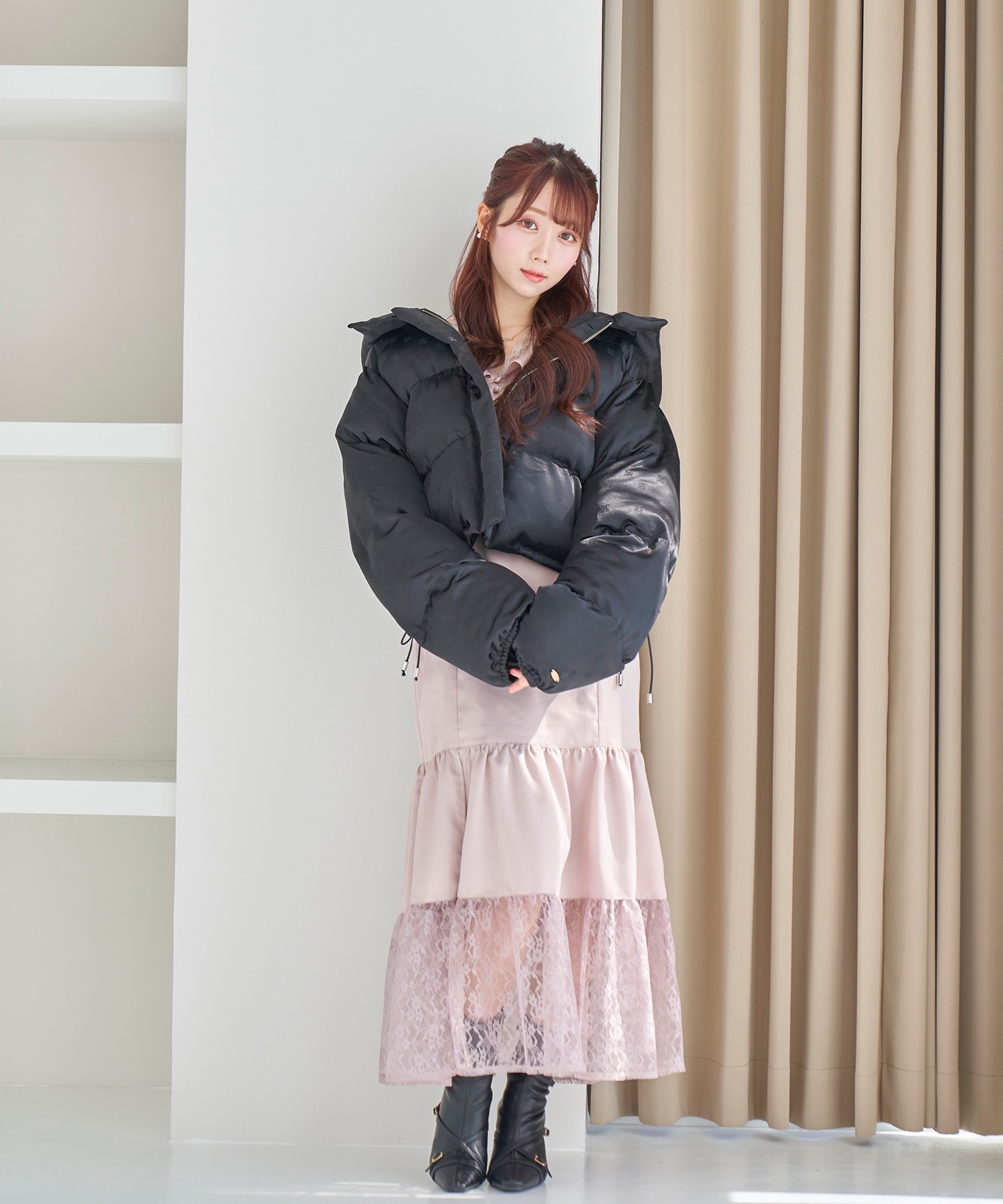 rose original jacquard filling JK【black】 – BUNNY APARTMENT