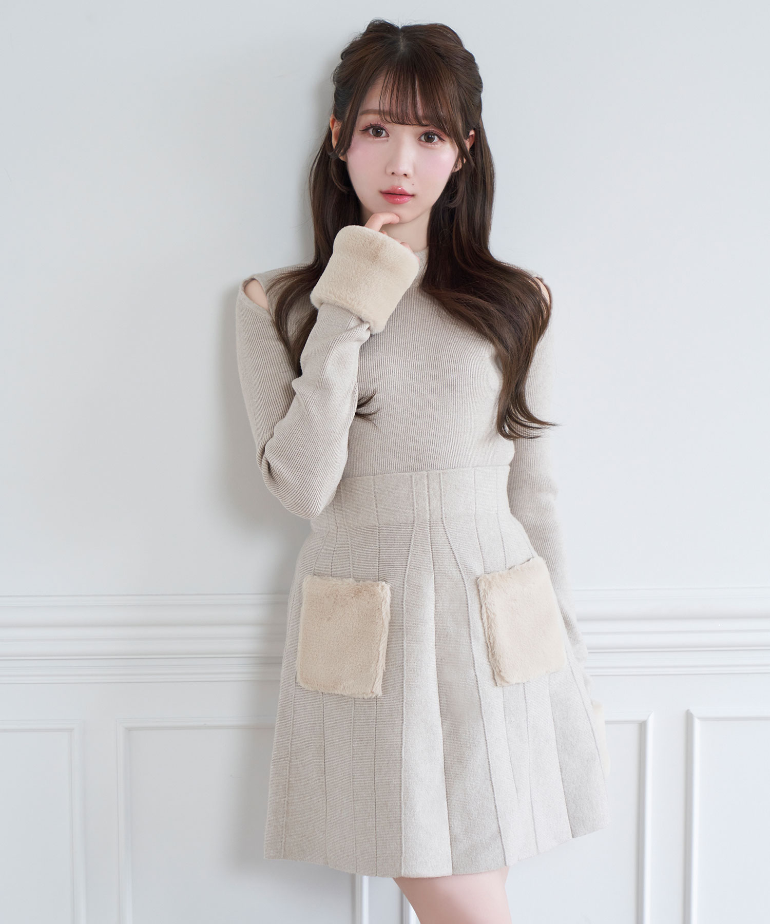 fur point knit set up – BUNNY APARTMENT