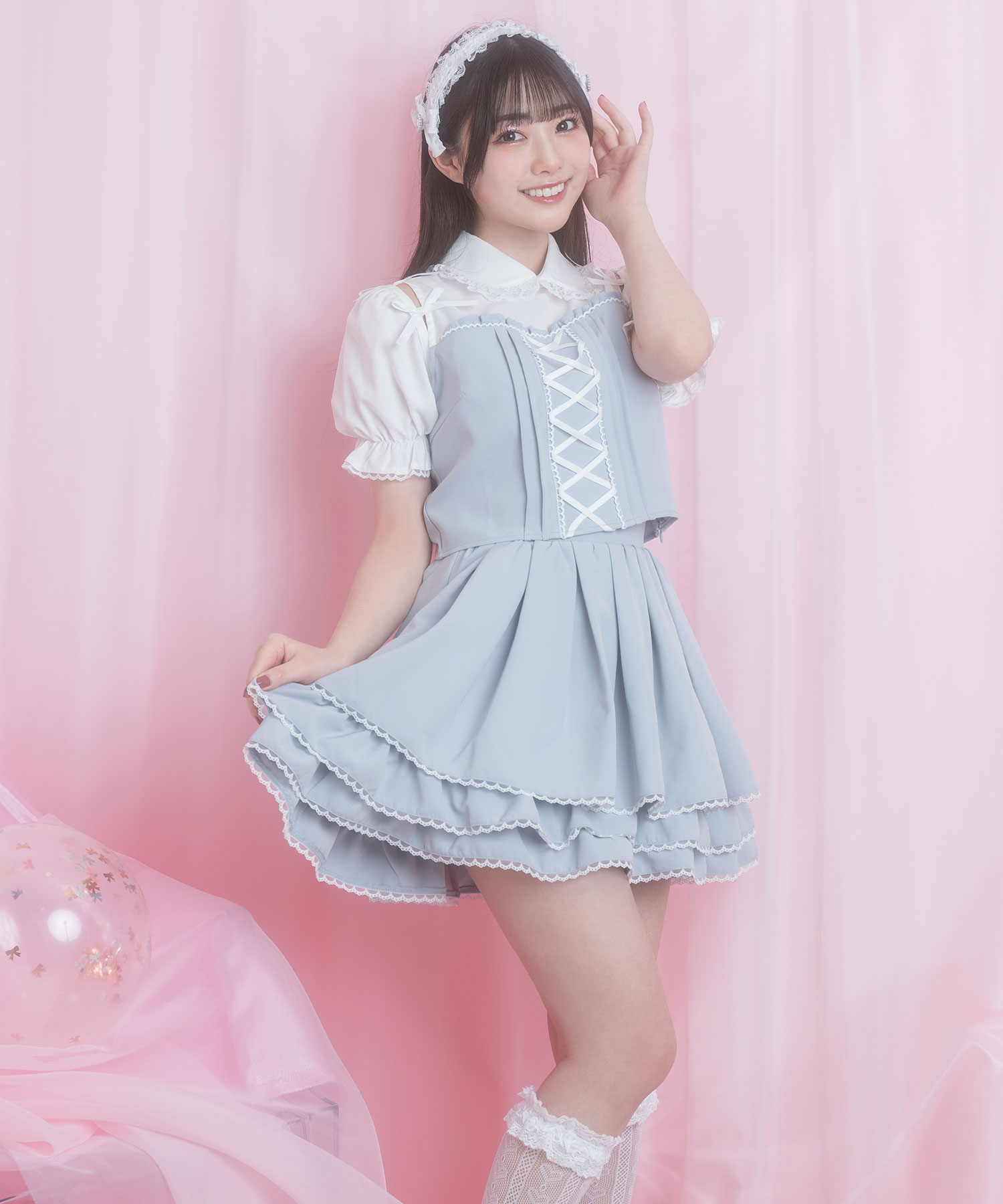 肩あきリボンセットアップ – BUNNY APARTMENT