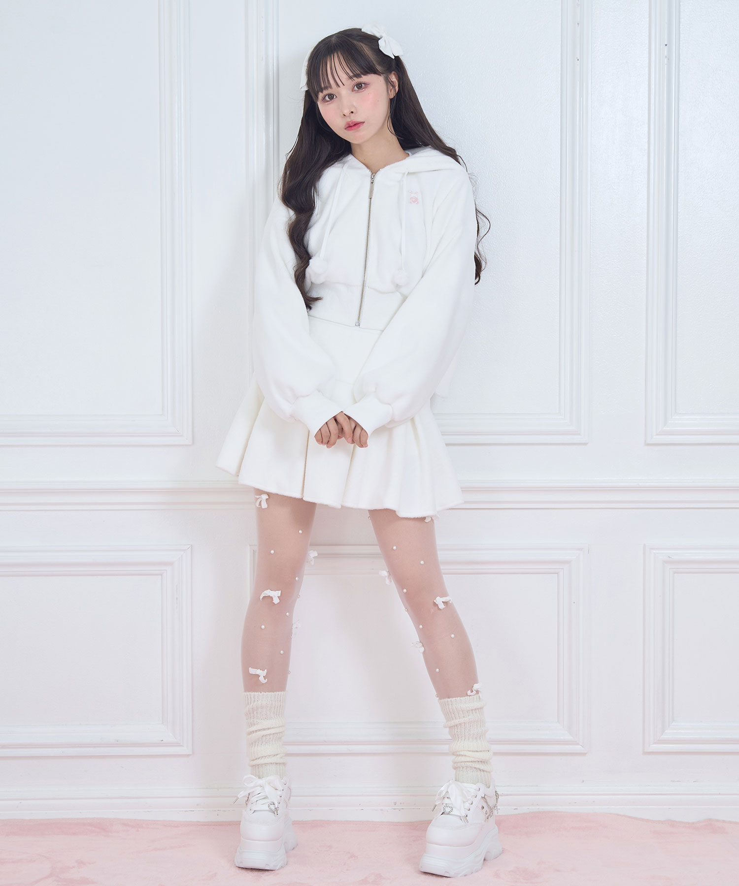 うさみみパーカーシャギーセットアップ – BUNNY APARTMENT