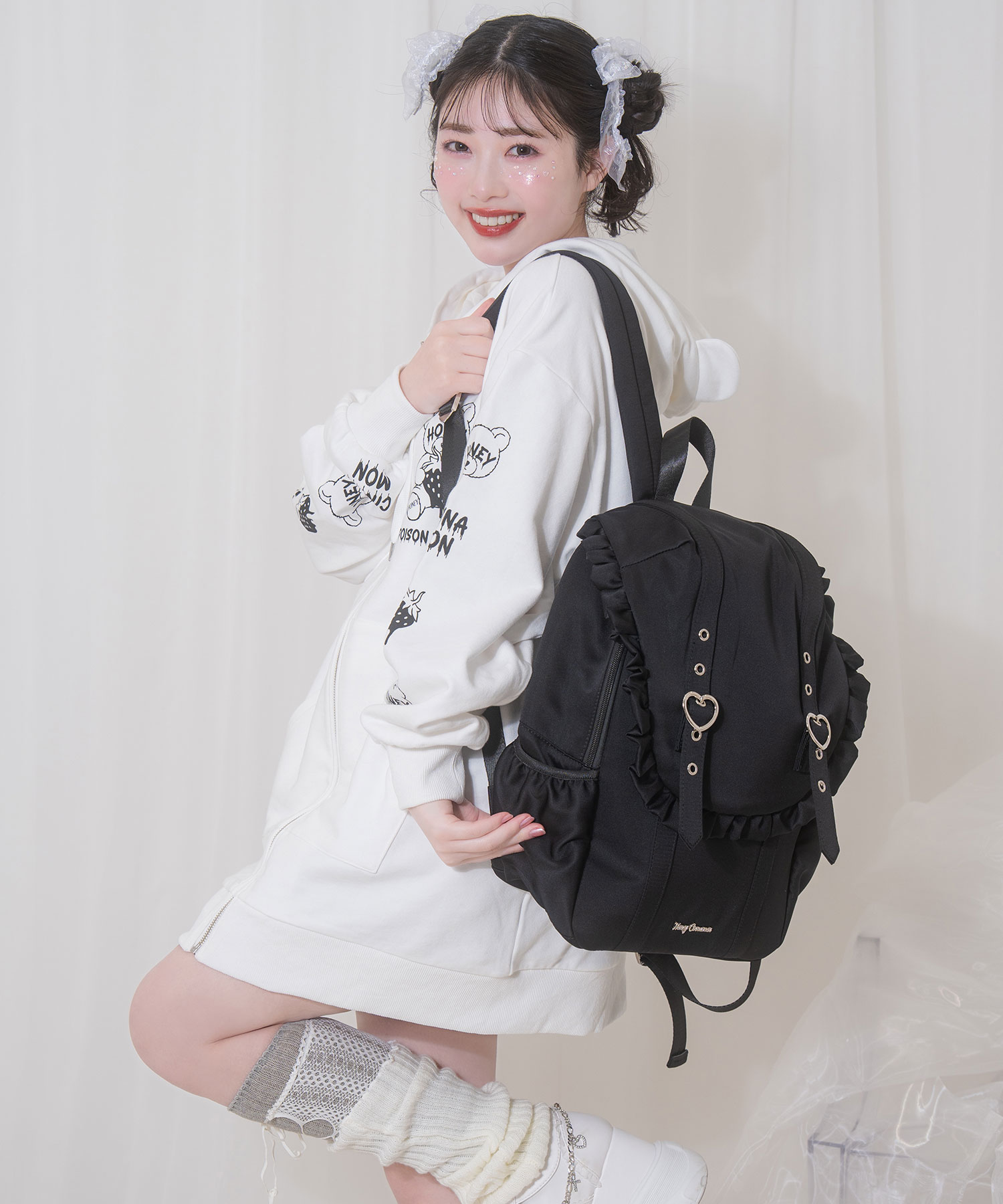 ハートバックルフリルリュック – BUNNY APARTMENT