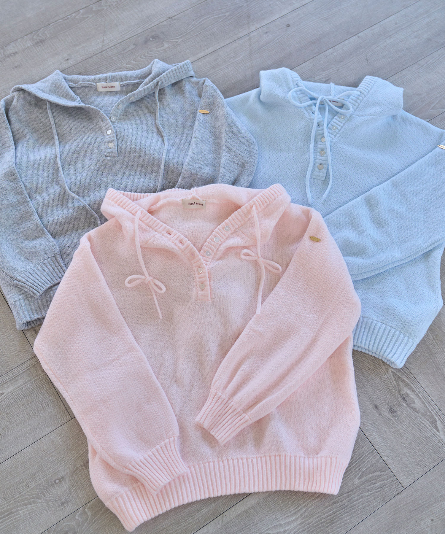 Mohair knit hoodie – BUNNY APARTMENT