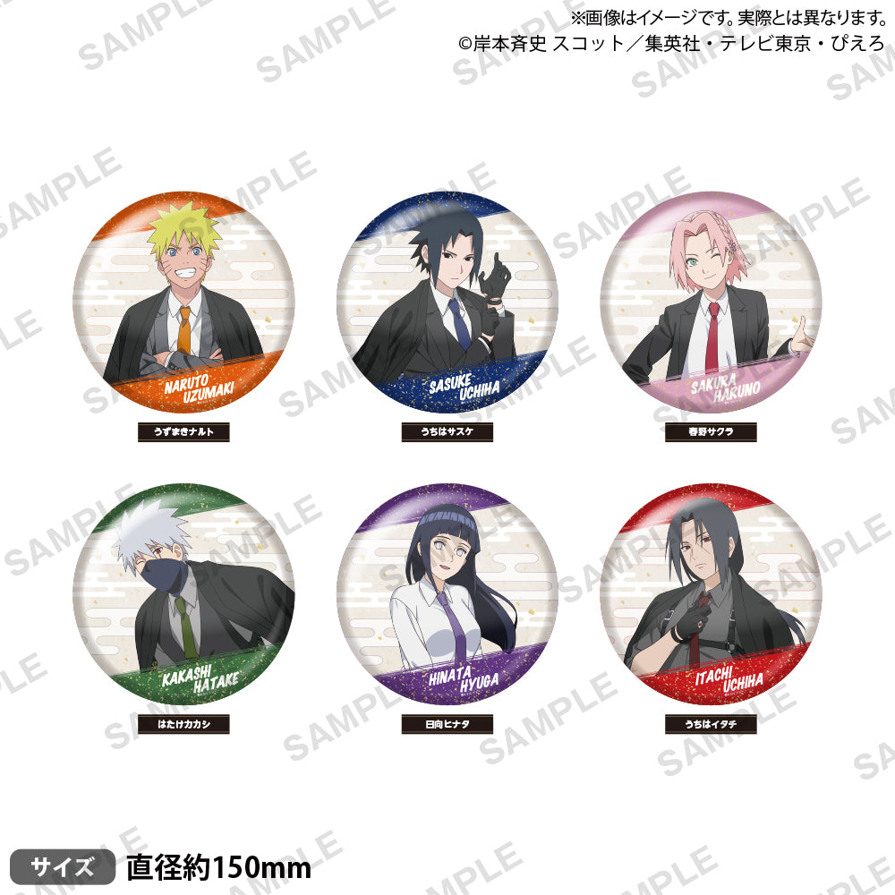 NARUTO -ナルト- 疾風伝 スタンド付きBIG缶バッジ 日向ヒナタ 和スーツ