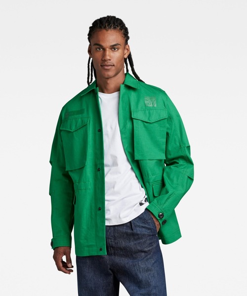 G-STAR（ジースター）の「CORE FIELD JACKET/撥水ミリタリージャケット