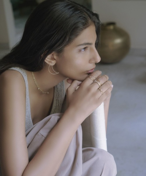 basic] K10ホロウ マリナーリンク チェーン リング（リング）｜ARTIDA