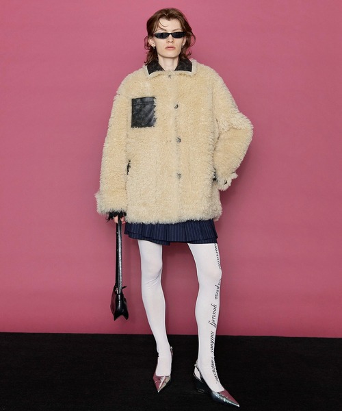 MAISON SPECIAL（メゾンスペシャル）の「Vegan Leather Mouton Blouson