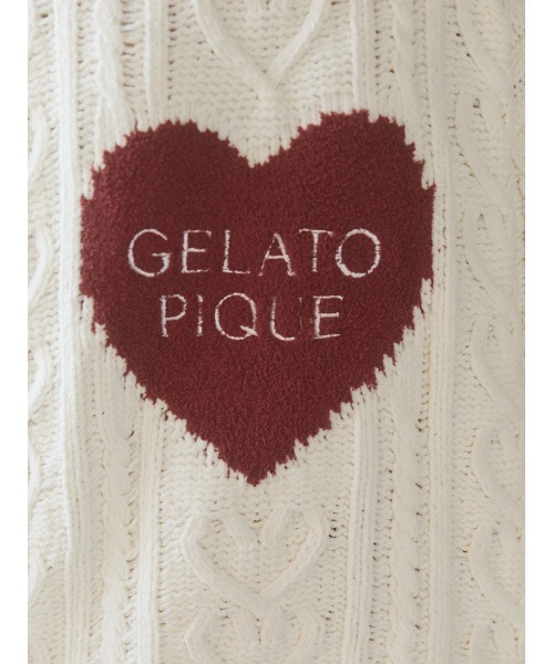 gelato pique（ジェラートピケ）の「ハートアランプルオーバー（ルーム