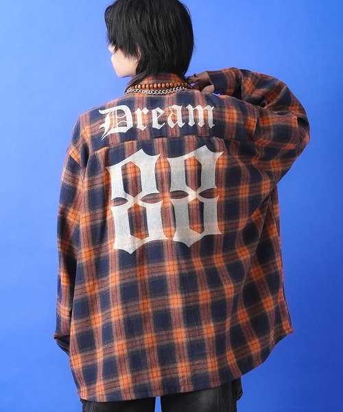 a.p.o.v. ナンバリング＆LAプリントオーバーサイズオンブレチェック