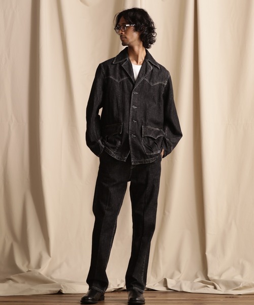 schott（ショット）の「Schott/ショット/NEP BLACK DENIM WESTERN
