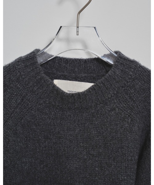 セール】Wool 100% Raglan Knit（ニット/セーター）｜TODAYFUL