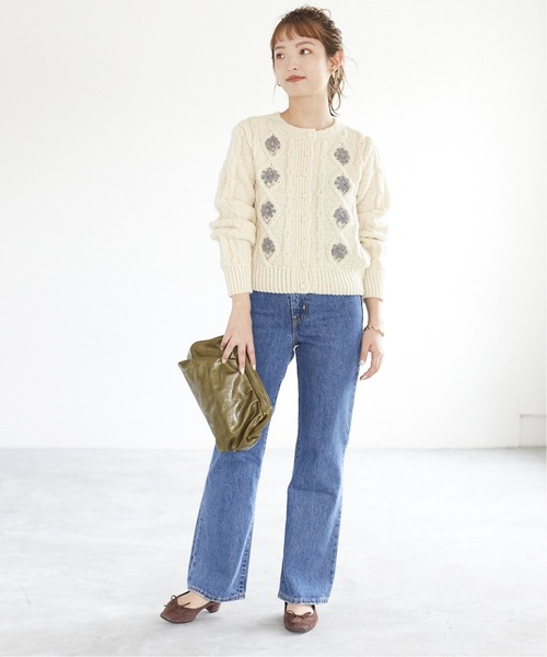 SLOBE IENA（スローブイエナ）の「【LOQUI】SLOBE別注 フラワー刺繍