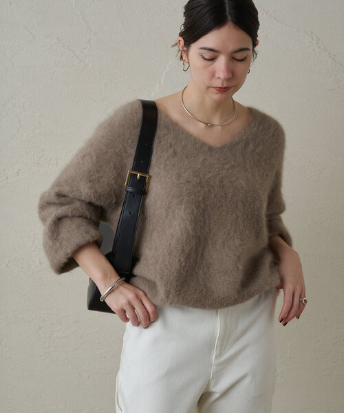 LOUNGEDRESS（ラウンジドレス）の「FURカシミヤVニット（ニット