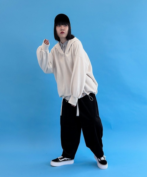 niko and（ニコアンド）の「[MODE NORM CORE]裏毛ハーフジップ