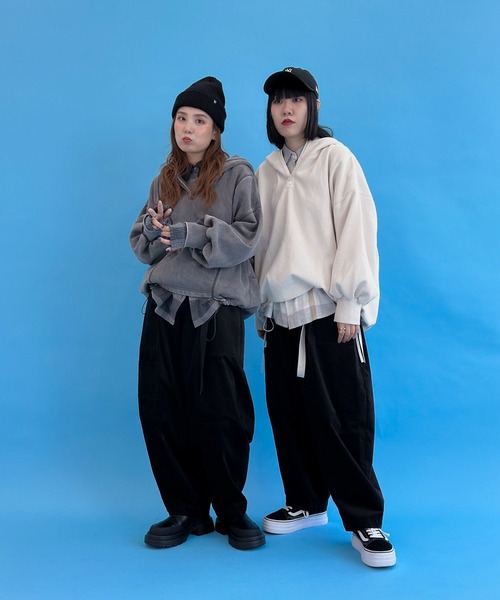 niko and（ニコアンド）の「[MODE NORM CORE]裏毛ハーフジップ
