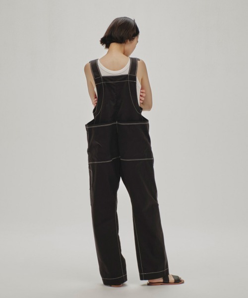 セール】Frontzip Cotton Salopette（サロペット/オーバーオール