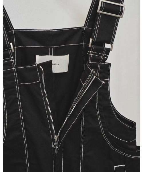 セール】Frontzip Cotton Salopette（サロペット/オーバーオール