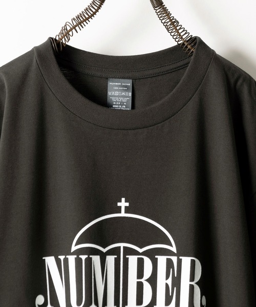 NUMBER NINE UMBRELLA T-SHIRT / ナンバーナインロゴ アンブレラ