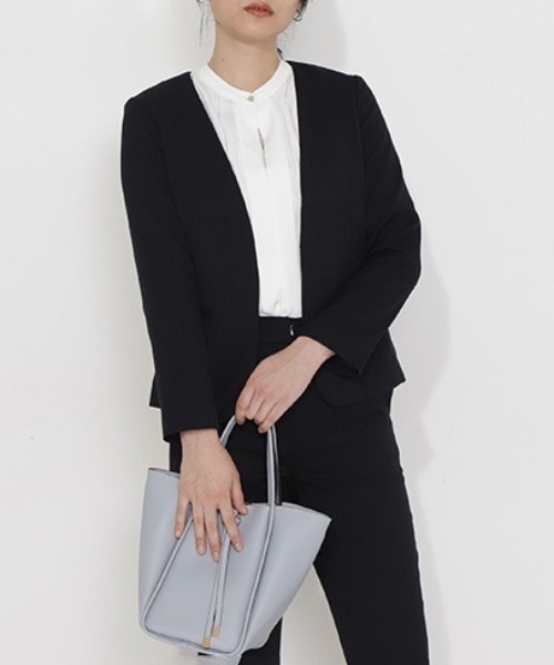 セットアップノーカラージャケット（ノーカラージャケット）｜NATURAL