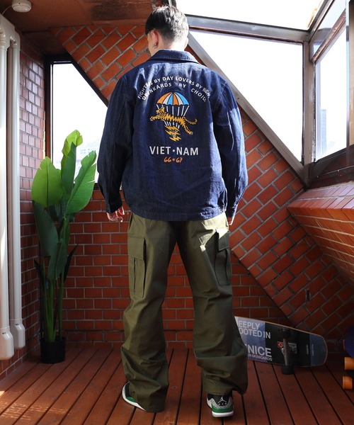 HOUSTON（ヒューストン）の「HOUSTON デニムベトジャン（パラシュート