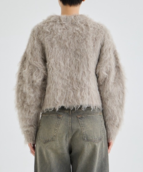 CLANE（クラネ）の「【CLANE/クラネ】SHAGGY SHORT CARDIGAN/シャギー