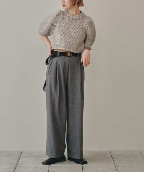 TODAYFUL（トゥデイフル）の「TODAYFUL Puffsleeve Hand Knit