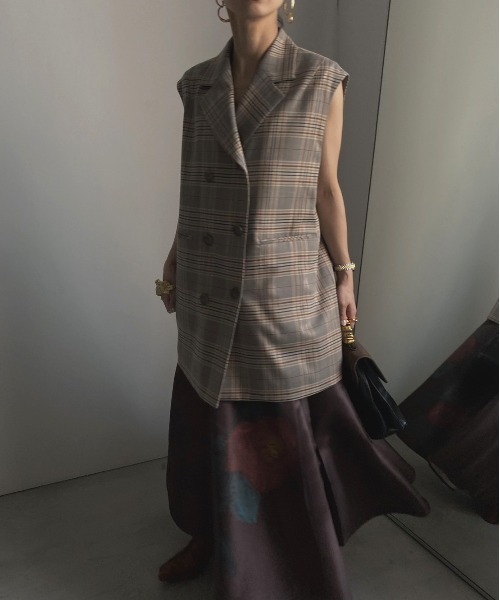 Ameri（アメリ）の「ELLIE ASYMMETRY PLEATS SKIRT（スカート）」 - WEAR