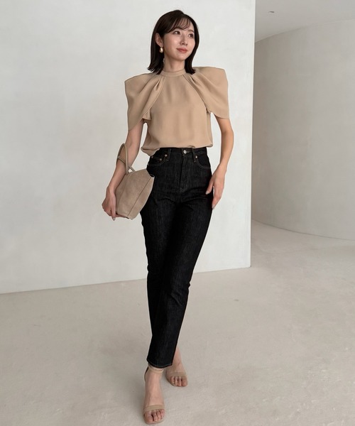 フォルムショルダーブラウス（シャツ/ブラウス）｜anuans（ア